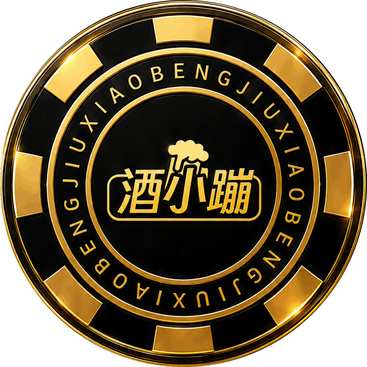 酒小蹦Logo